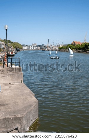 View of Bristol harbour side england uk 