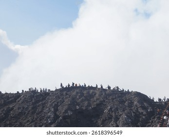 a view at the Bromo mount 