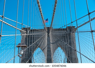 View of Brooklyn Bridge - Shutterstock ID 1054876046