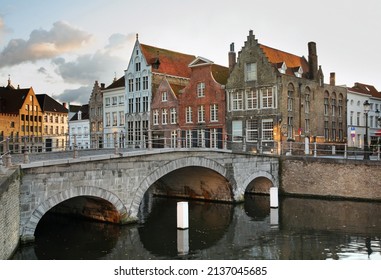 View Of Bruges Town. Belgium