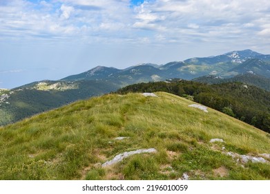 View From Budakovo Brdo Peak At Middle Velebit, Croatia