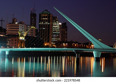 View Of Buenos Aires By Night, Argentina 