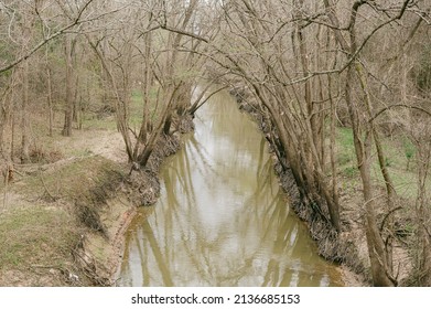 A View Of Buffalo Bayou In Terry Hershey Park In Houston TX