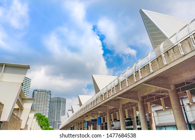 A View Of Buildings And Apartments Around Pacifico Yokohama.