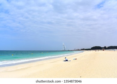 View Of Burj Al Arab From The Public Beach