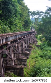 View Of Burma Railway (Death Railway), Thailand