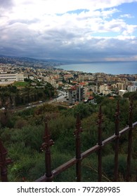 View Of Byblos Subburb And Lebanese Coast From Mar Elias (Saint Elisha) Chapel On A Hill , 