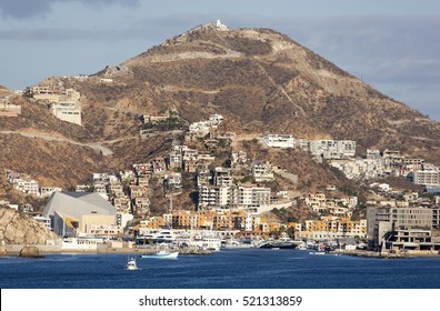 The View Of Cabo San Lucas Popular Resort Town In Mexico.