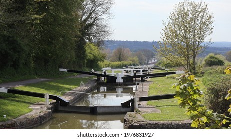 A View Of Caen Hill Locks