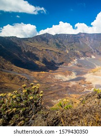 View Caldera Mount Tambora, Bima, Sumbawa Island Indonesia