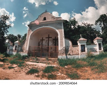 A View Of The Calvary In The Town Of Modry Kamen In Slovakia