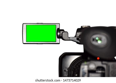 View of camera recording screen