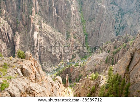 view of canyon floor