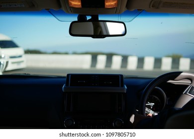 View from car window