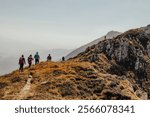 View from Carpathians Mountains Trekking