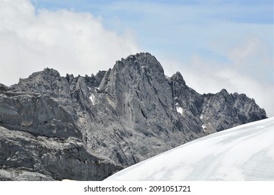 View Of Carstenzs Pyramid From Meren Glacier, Puncak Jaya, Papua Indonesia