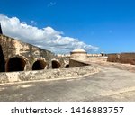 View of Castillo San Felipe del Morro, also known as El Morro in Old San Juan Puerto Rico