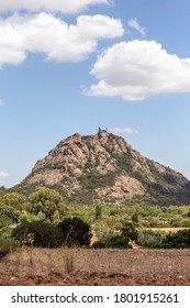 View Of Castle Of Acquafredda A Medieval Castle In Siliqua, Province Of South Sardinia, Italy.