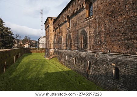 view of the Castle in the area of the Olympic flame during the 2026 Milano Cortina Winter Olympics, Milan, Italy