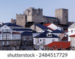 View of the castle of Castro Caldelas, Orense, Spain