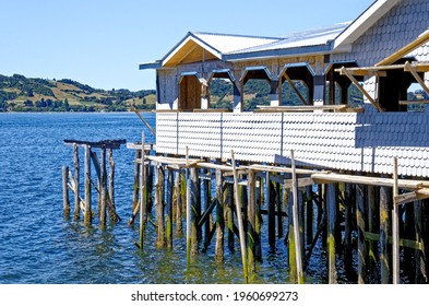 View Of Castro Bay, Chiloé Island In Chile's Lake District. 11th Of January 2014 - Castro Chile, South America