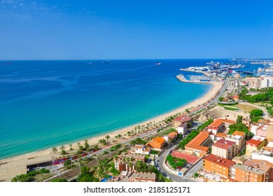 View Of Catalan City Tarragona, Spain.