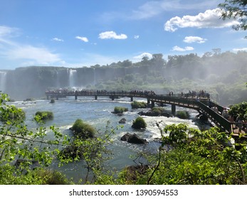 View Of The Cataratas In Foz Do Iguaçu (Iguassu Falls)