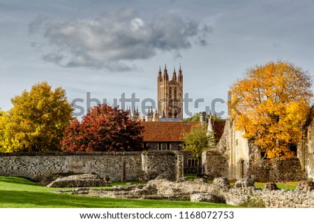 View of the Cathedral of Canterbury