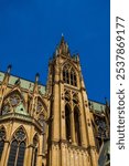 View of the Cathedral of Metz, France.