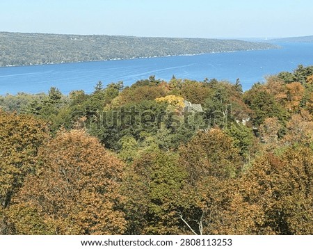 View of Cayuga Lake from Ithaca, New York