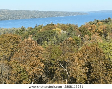 View of Cayuga Lake from Ithaca, New York