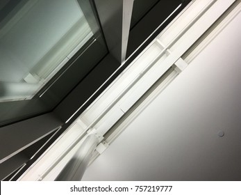 View of a Ceiling at Interesting Angle