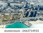 View of the center of Abu Dhabi from above