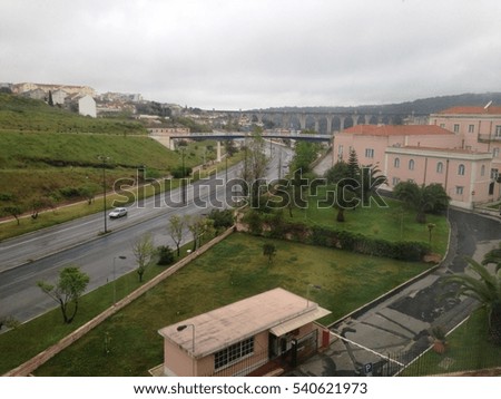A view of the center of Lisbon.