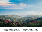 View of the central valley of Costa Rica, area close to the capital - city of San Jose.