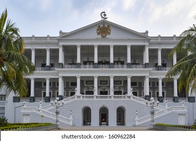 View Of The Century Old Famous Falaknuma Palace At Hyderabad