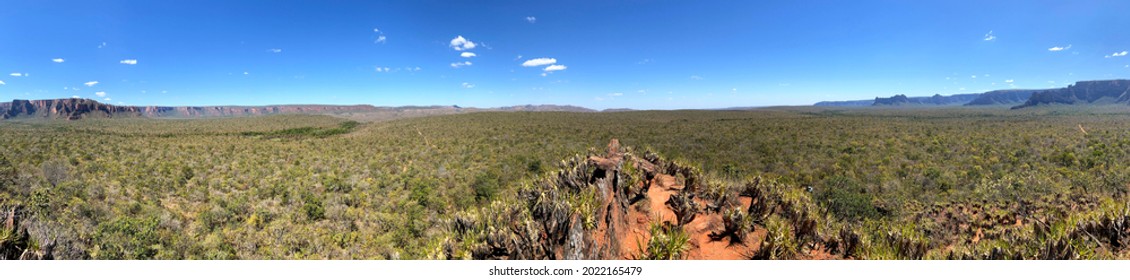 View Of The Chapada Dos Guimarães, Brazil