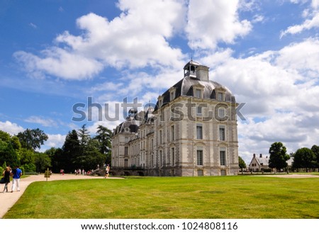 View of Cheverny castle in Loire Valley, France