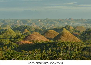 View At The  Chocolate Hills. Bohol, Philippines