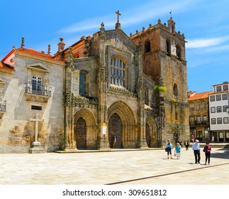 view of church in Lamego, Portugal