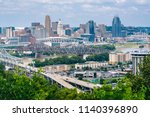 View of Cincinnati, from Devou Park in Covington, Kentucky.