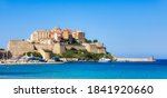 View of the Citadel of Calvi on Corsica, France