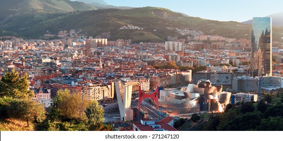 View Of City Bilbao, Spain