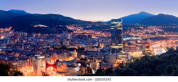 View Of City Bilbao, Spain