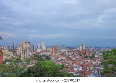 View of the city of Cali in Colombia