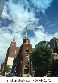 View Of City Center District, Dallas, Texas, USA. Photo Taken In 2017.