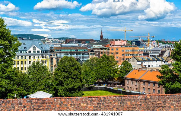 View City Centre Oslo Capital Norway Stock Photo Edit Now 481941007