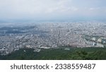 View of the city from Daegu Apsan Observatory