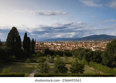View of the city of Florence from the Forte di Belvedere, Italy - Shutterstock ID 2366493561