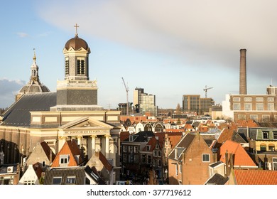 View To City Of Leiden,Holland